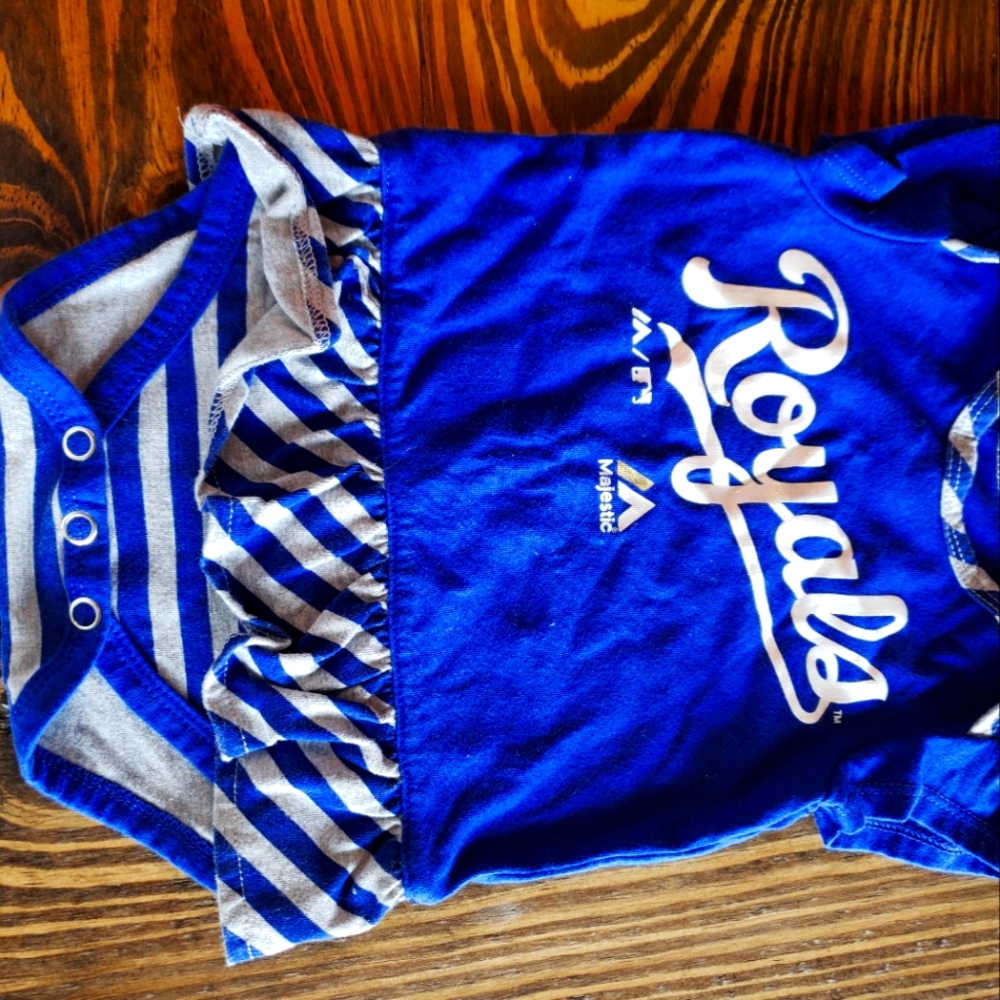 Kansas City Royals Girls onsie 0/3mo
